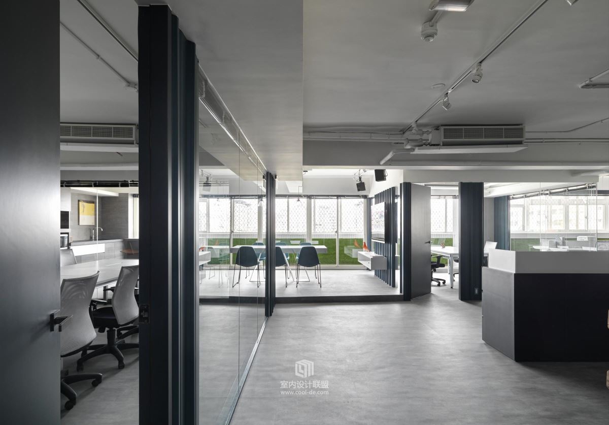 方构制作——55坪 Loft風办公空间-10