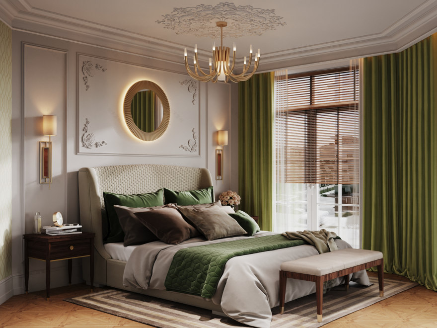 90平米海滨三居室公寓设计项目丨俄罗斯加里宁格勒丨娜塔莉亚·兹马钦斯卡娅工作室-47