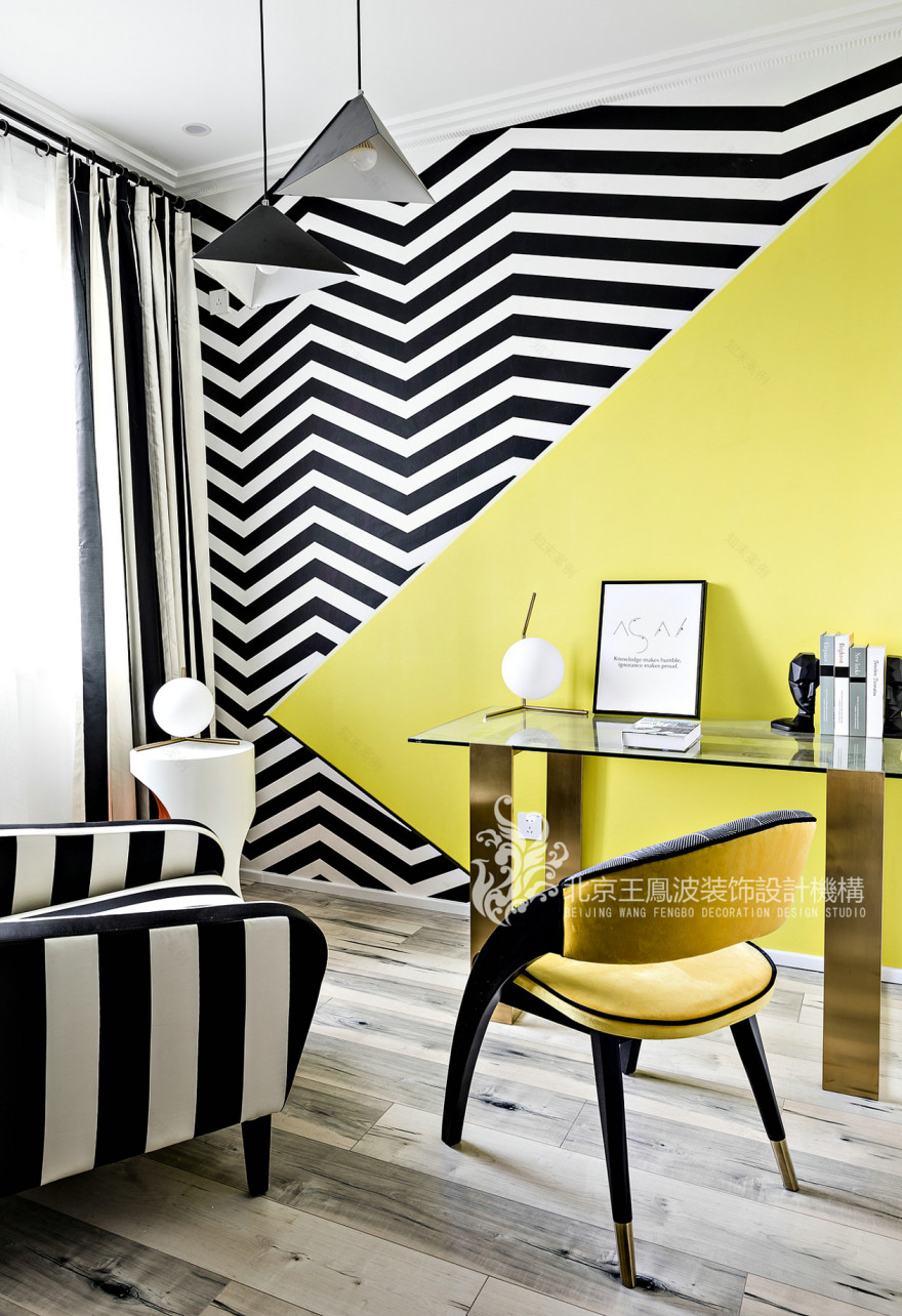 新城名苑样板房 | 王凤波设计,黑白色调的惊艳之作-21