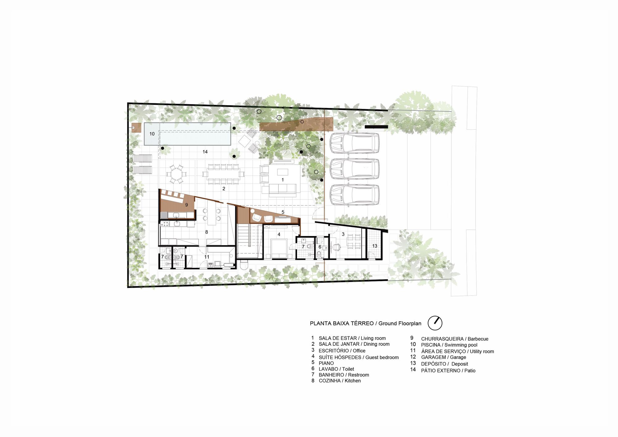 暗影之屋丨巴西丨Laurent Troost Architectures-18