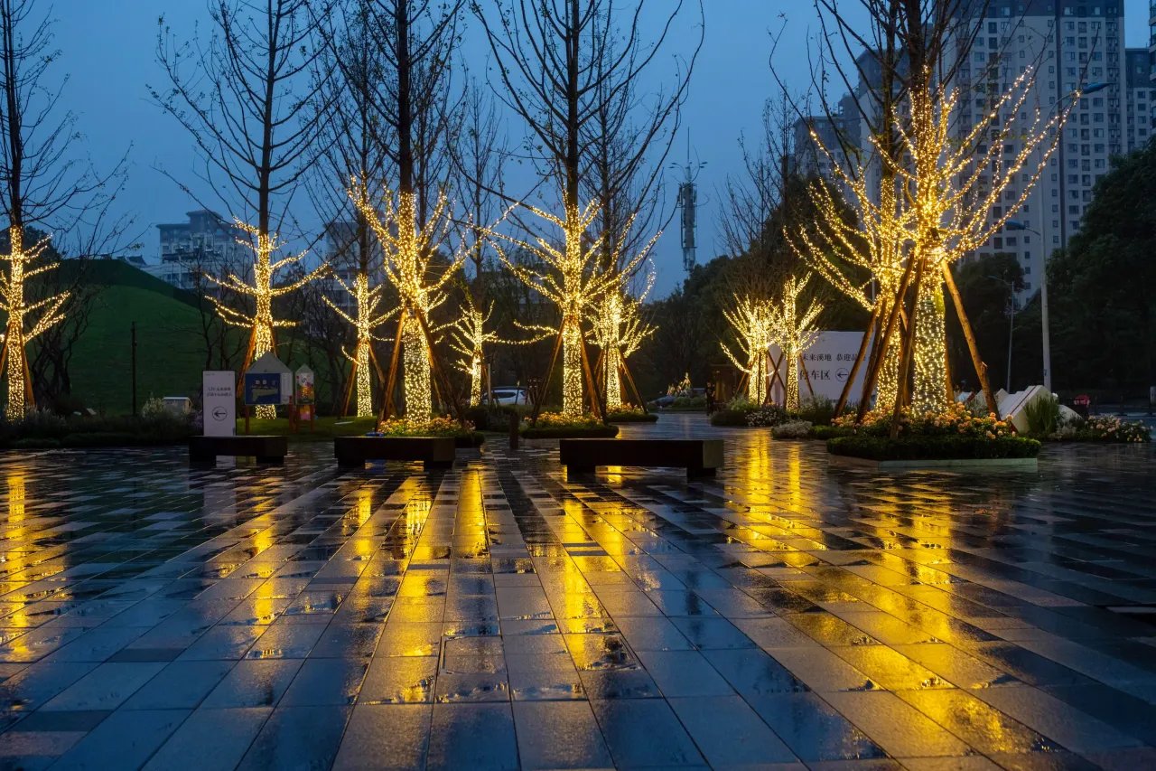 商业示范区场景｜万科.未来溪地｜贵阳-2