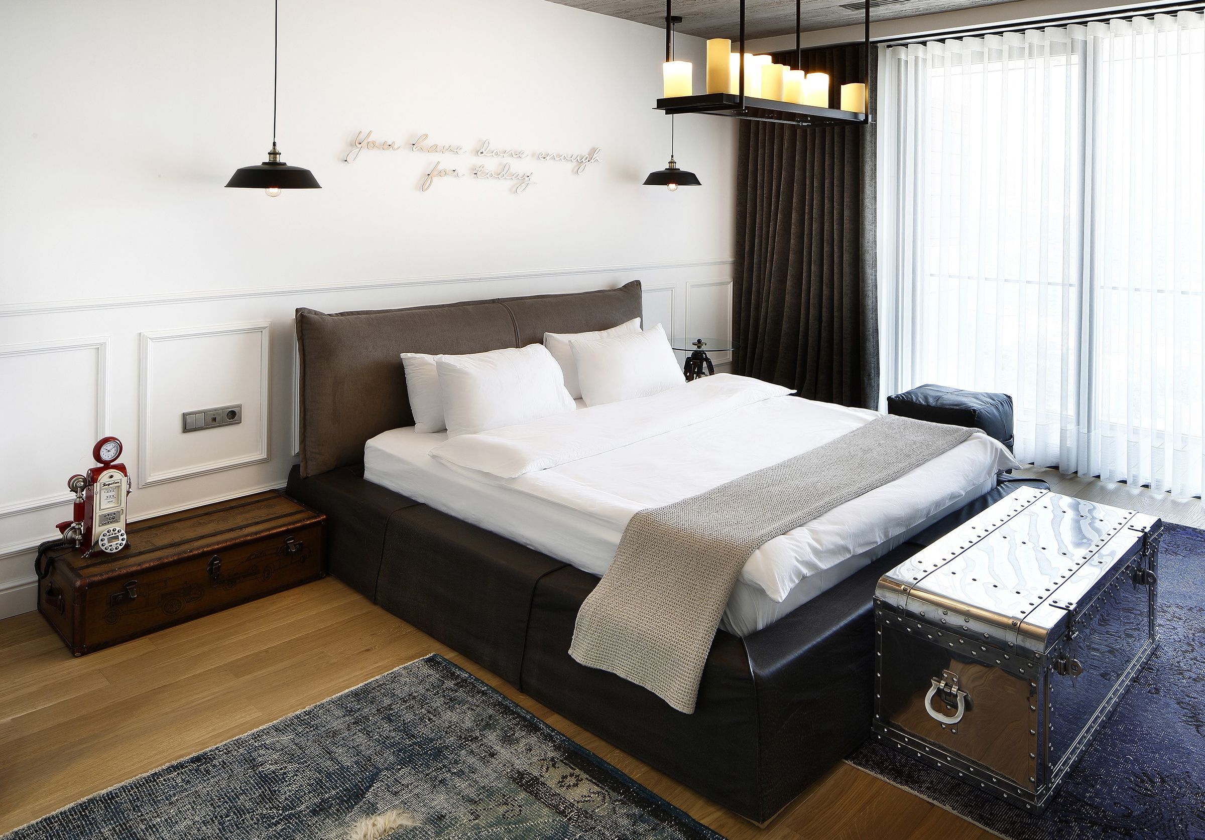 融合北欧与日式风格的土耳其顶层公寓设计-19