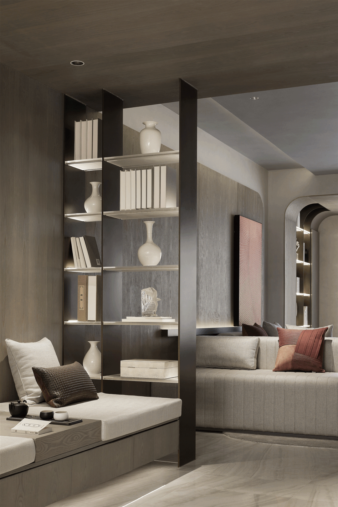 枫华金明府 156㎡极简宋风样板间丨中国开封丨上海筑详建筑装饰设计有限公司-0