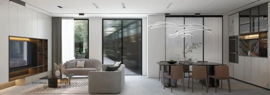 四季康城现代休闲风设计,打造自然光影互动空间-118