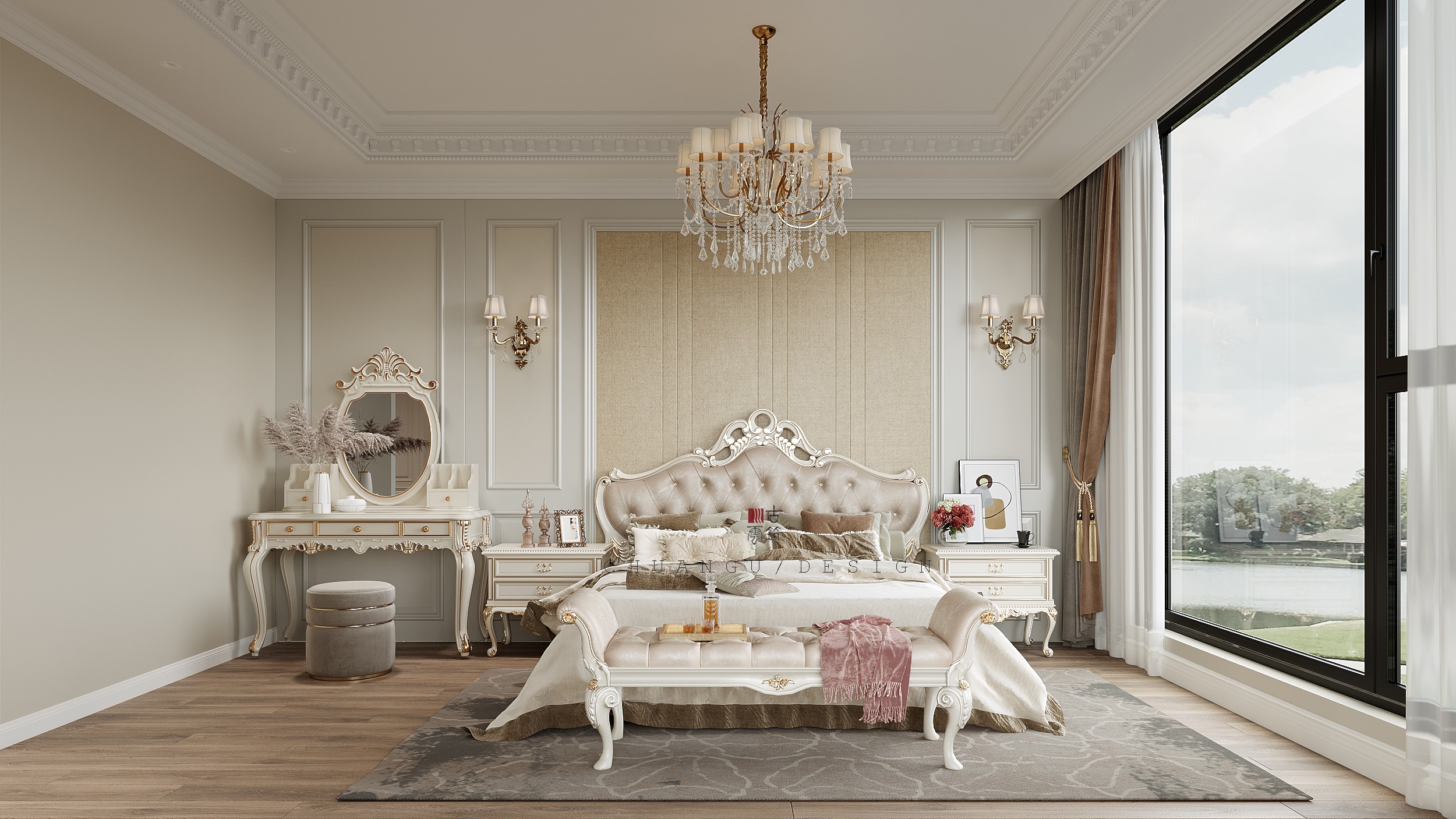 川古云筑丨300 平方简欧丨中国郑州丨川古云筑空间设计-18