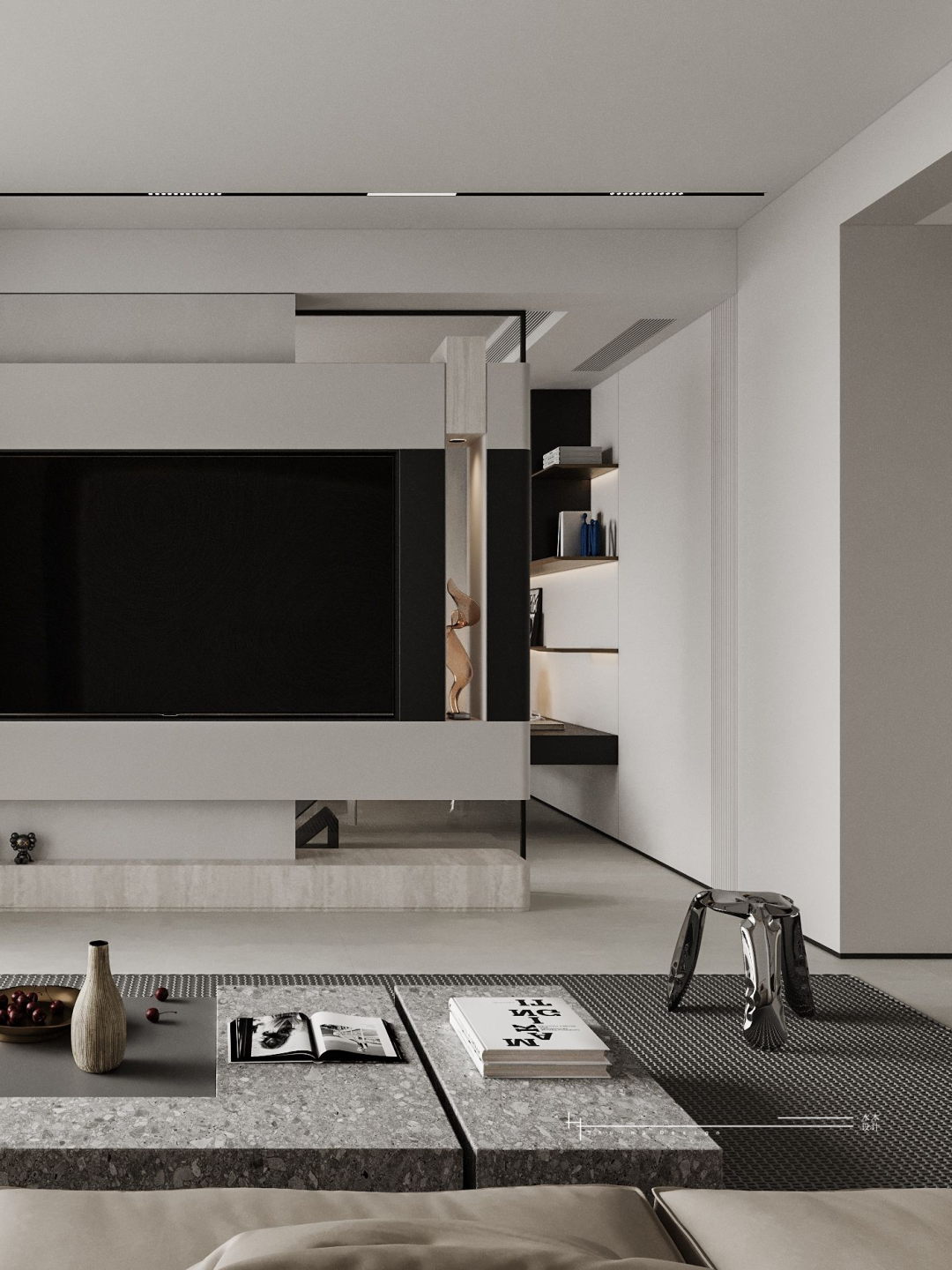 中央原墅·简臻内敛,向心以往丨水木设计-22