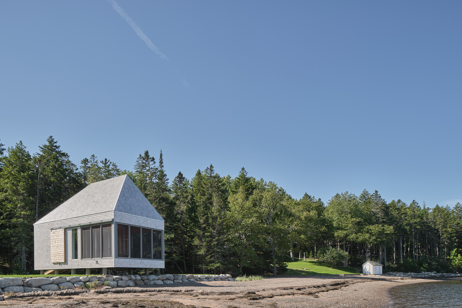 海畔禅意小屋丨加拿大丨Abbott Brown Architects-15