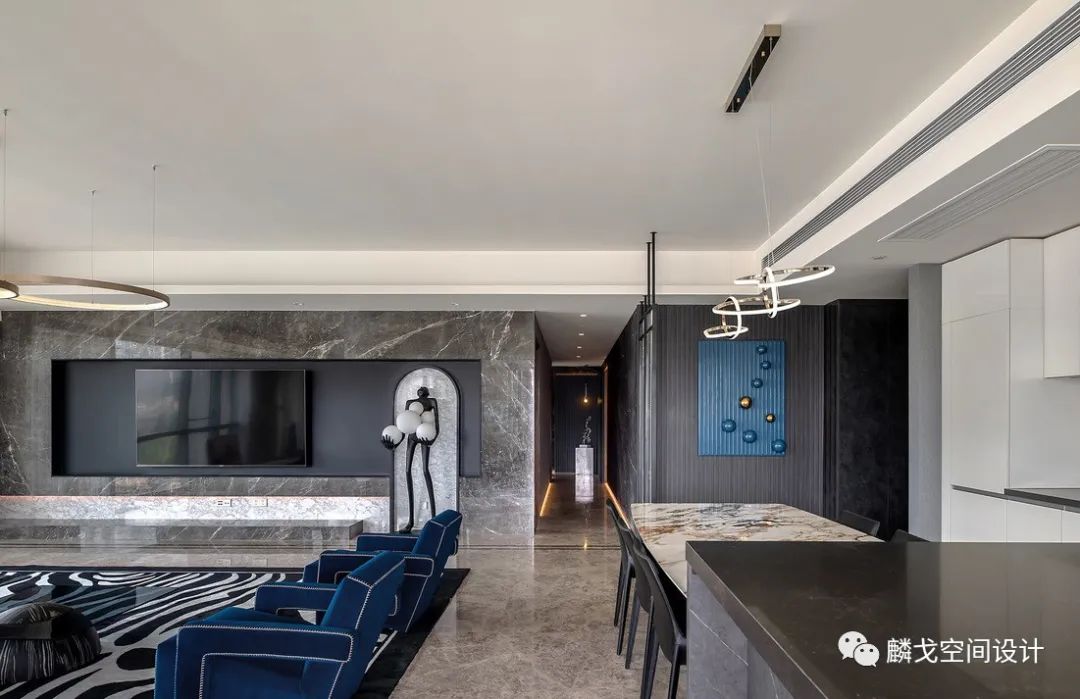 重庆来福士轻奢大平层丨中国重庆丨麟戈设计-49