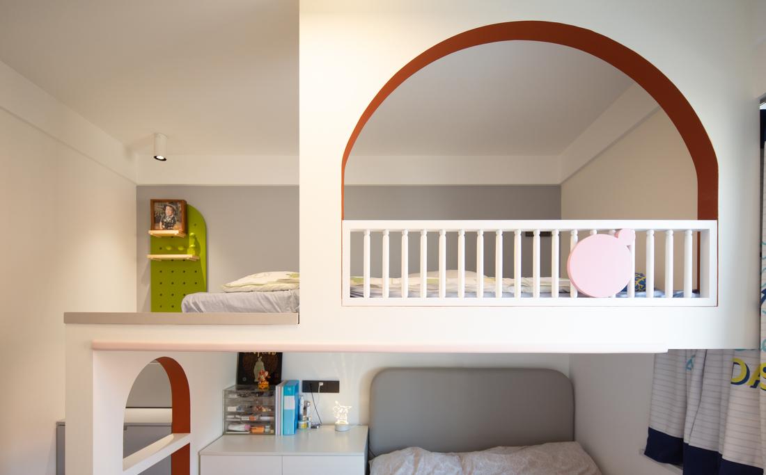 手枪户型空间利用率最大化设计丨中国上海丨7KK 设计-39