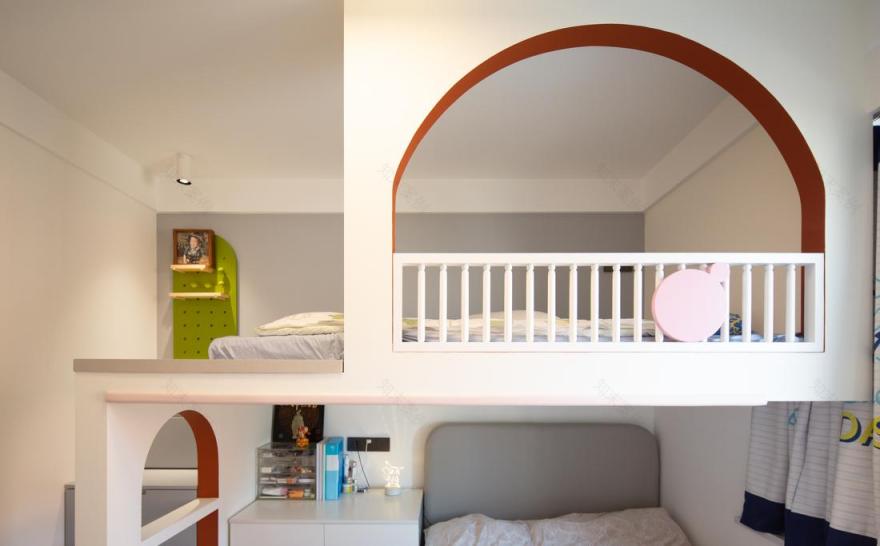 手枪户型空间利用率最大化设计丨中国上海丨7KK 设计-39