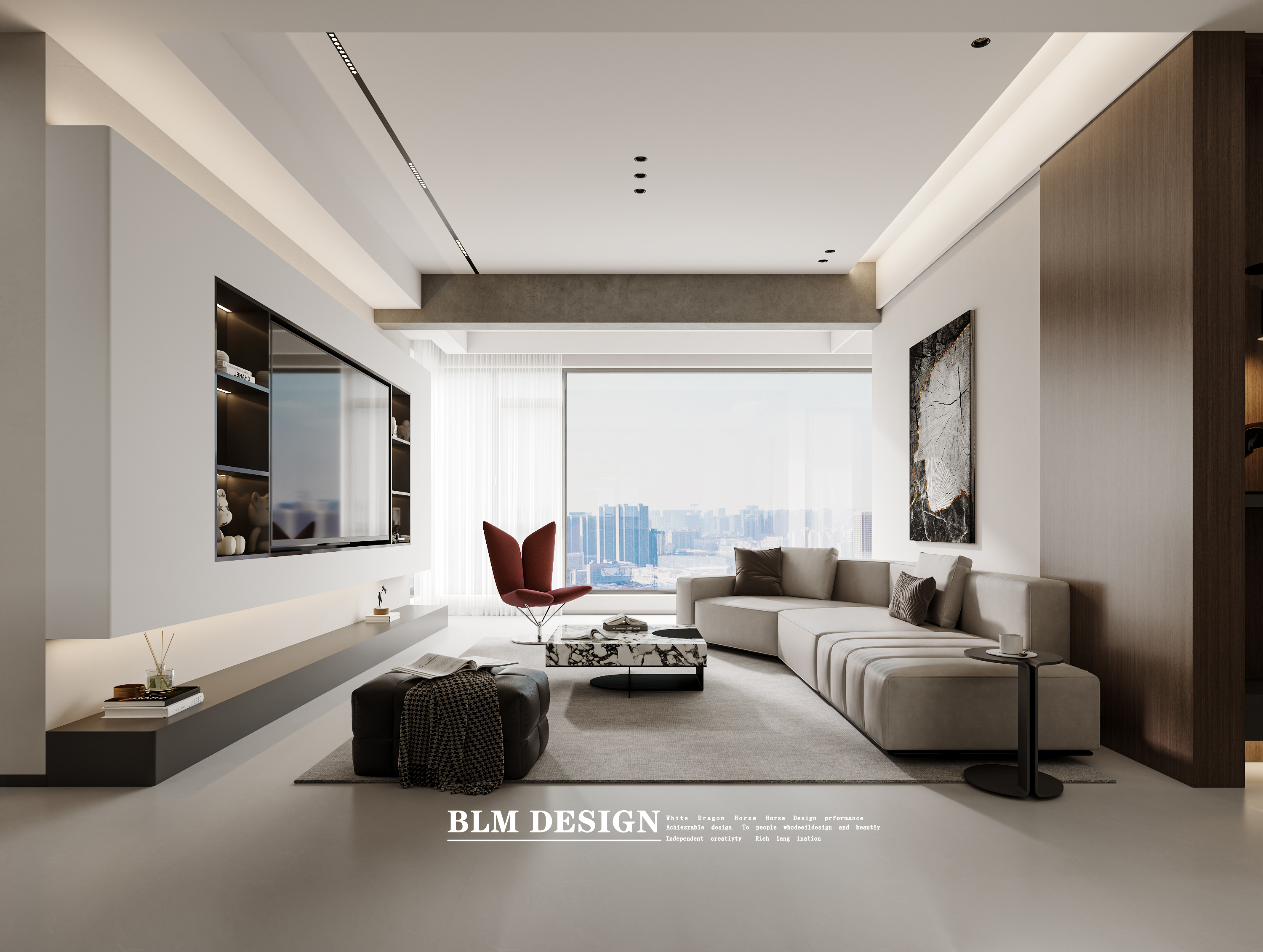 现代  白龙马效果图设计制作-5