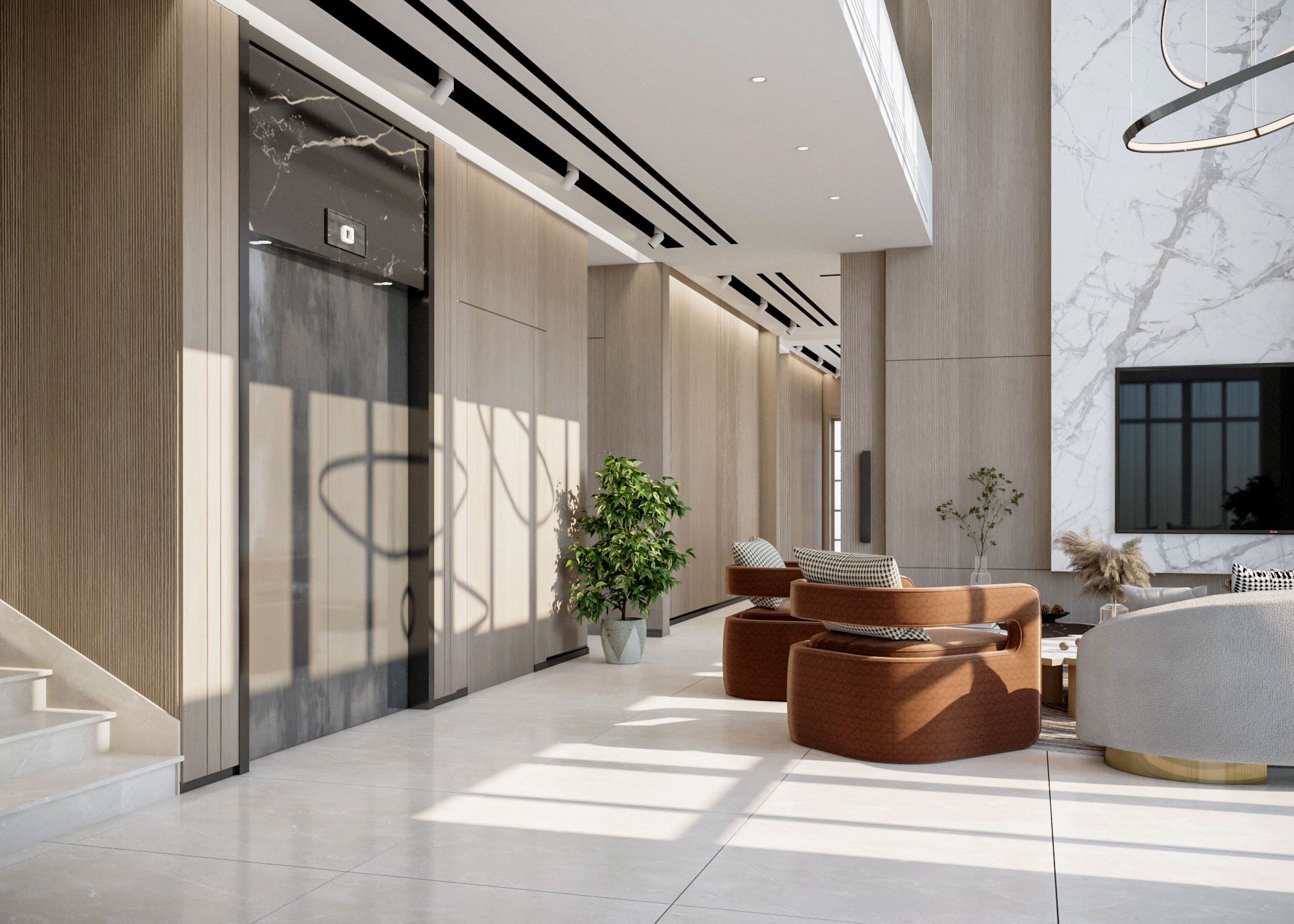 接待设计现代风格丨沙特阿拉伯-3