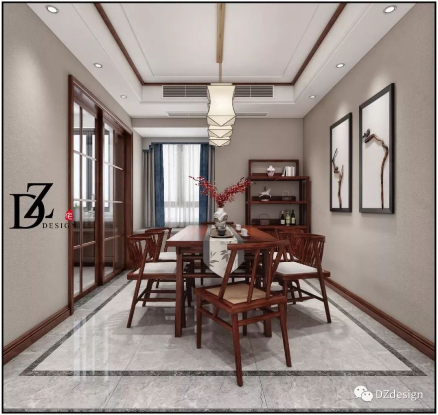 新中式家居设计 | 雅物韵意,清气两相宜-29