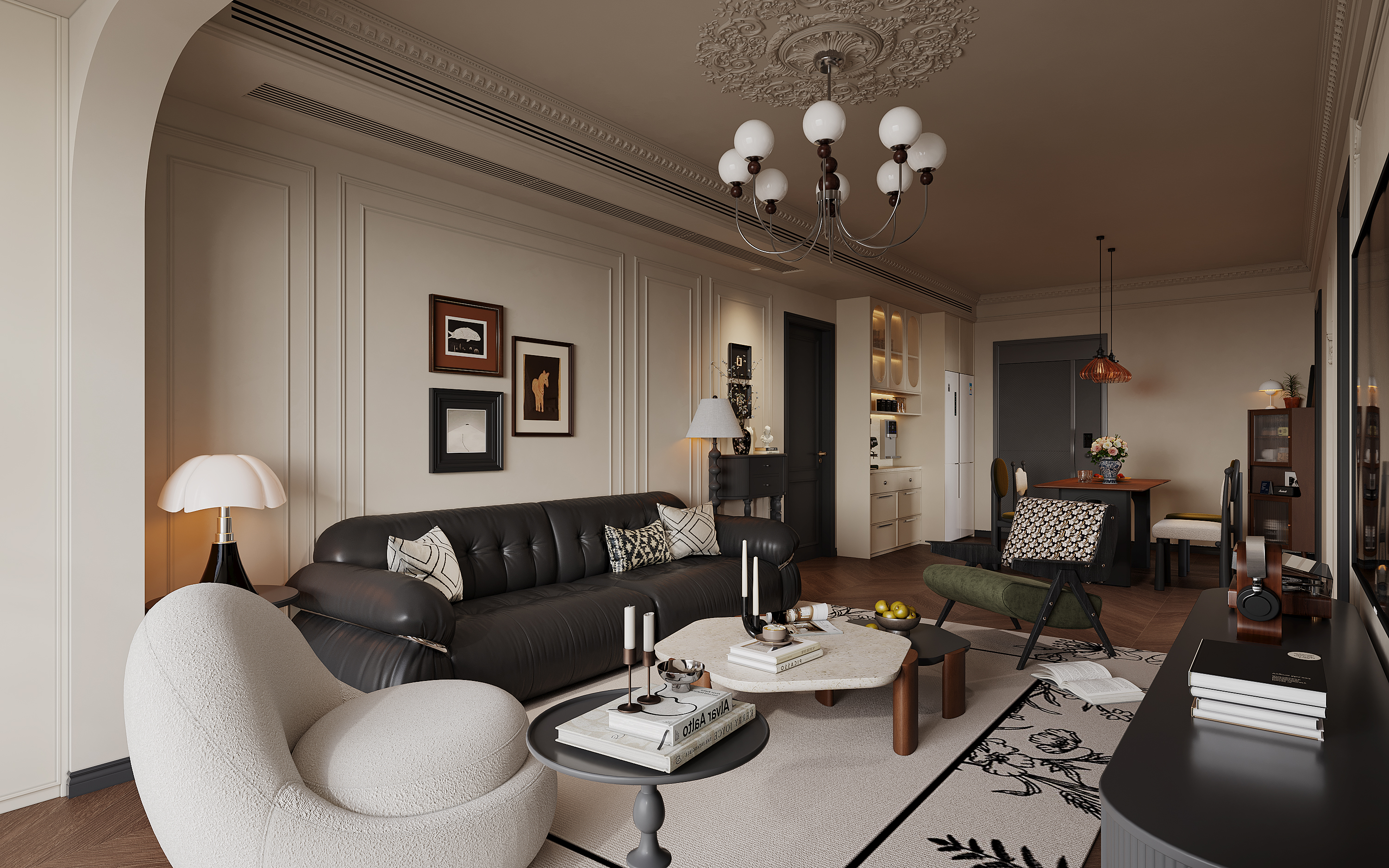 近期渲染｜法式复古-4