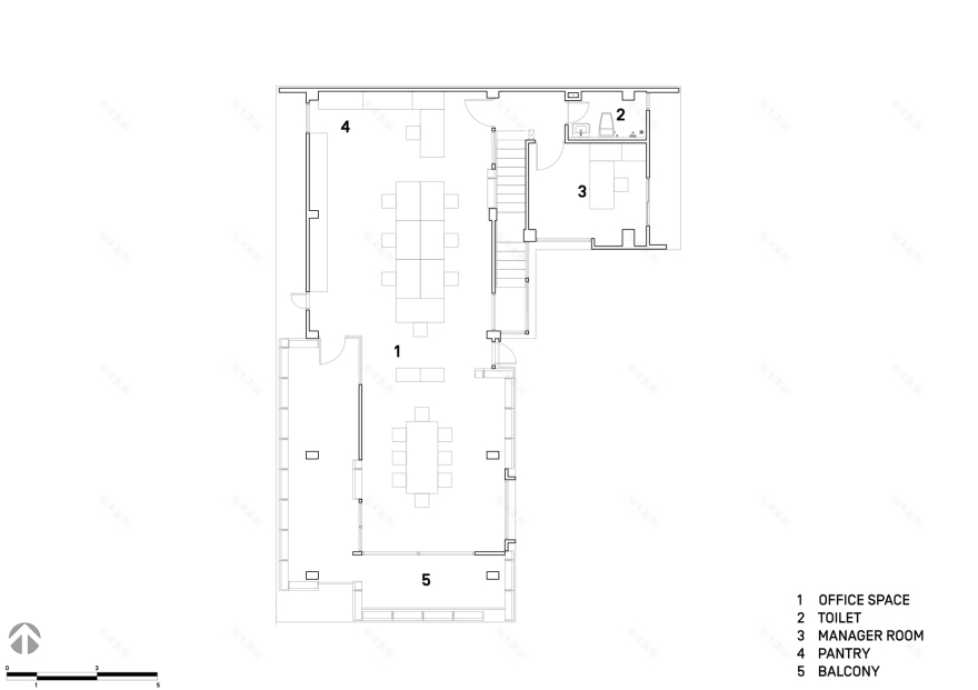 混凝土拼贴办公室丨泰国曼谷丨COLLAGE DESIGN STUDIO-8