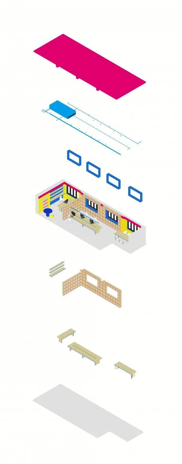 上海彩色办公室丨中国上海丨张烨建筑事务所-65