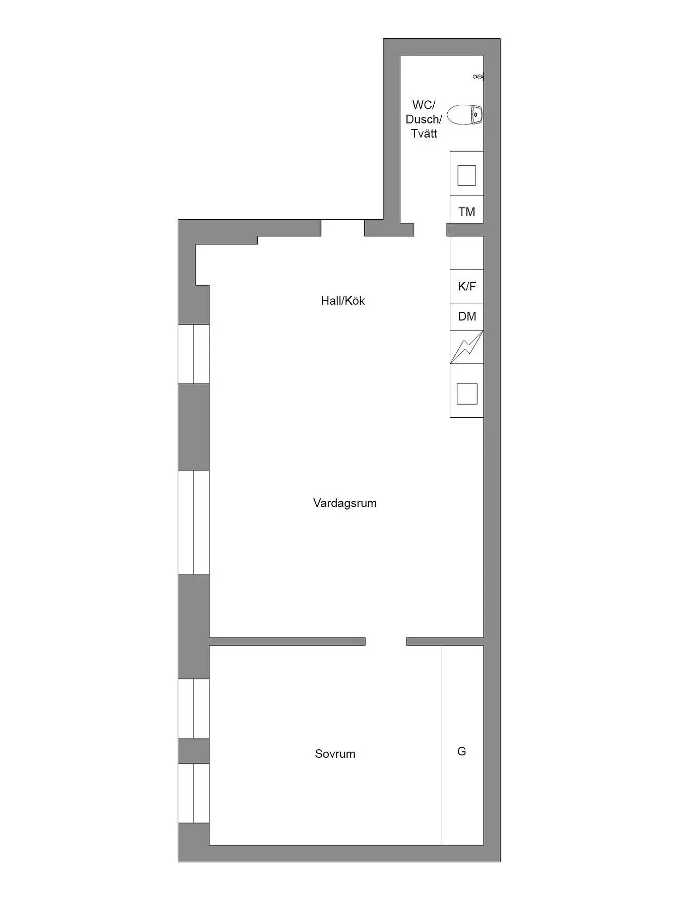 融合古典与现代的瑞典公寓设计-15