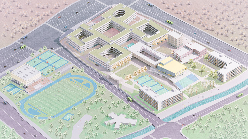 宁波市古林职业高级中学丨中国宁波丨ARCHIS（如是）建筑设计事务所-5