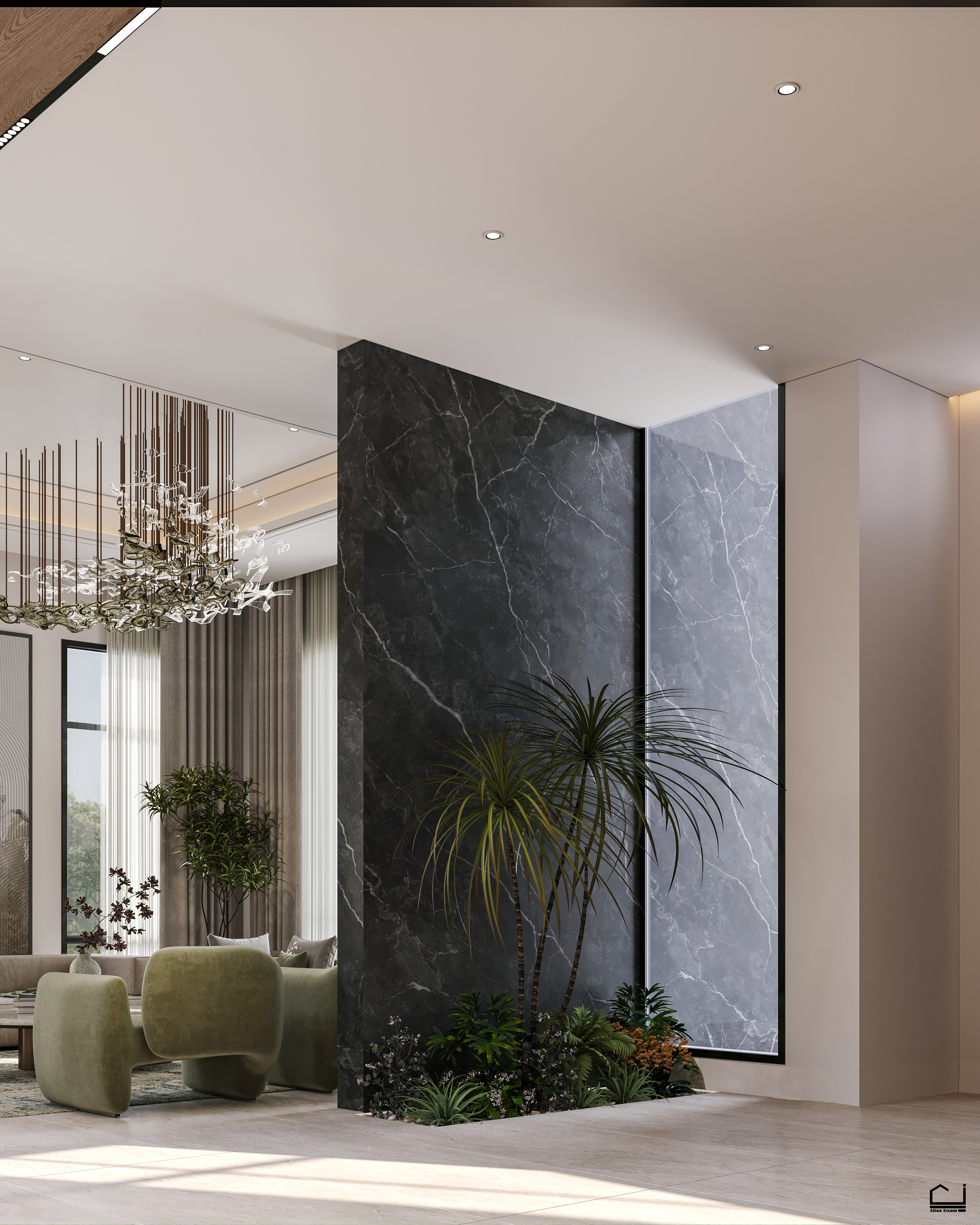 现代大厅丨阿联酋丨Aliaa Essam-18