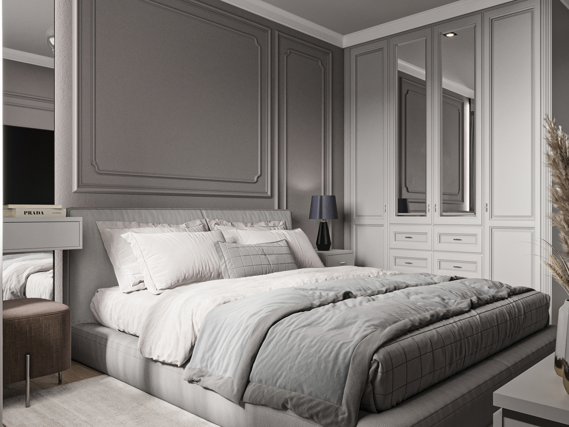 明斯克市卧室设计项目丨白俄罗斯明斯克丨LILO STUDIO-8