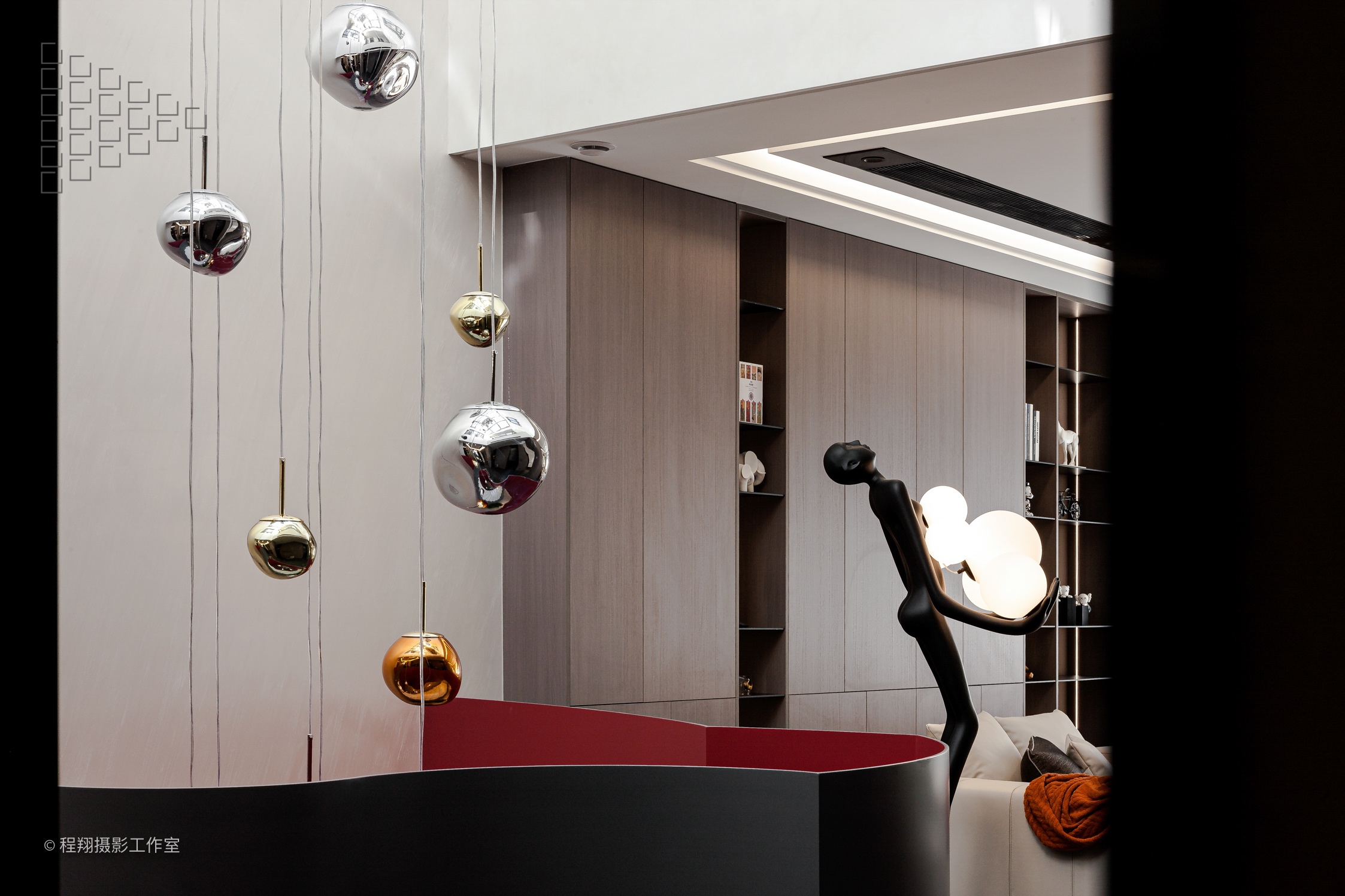 杭州金地十方别墅现代家装实景拍摄案例丨中国杭州丨夏萃,孔杰室内设计机构-12