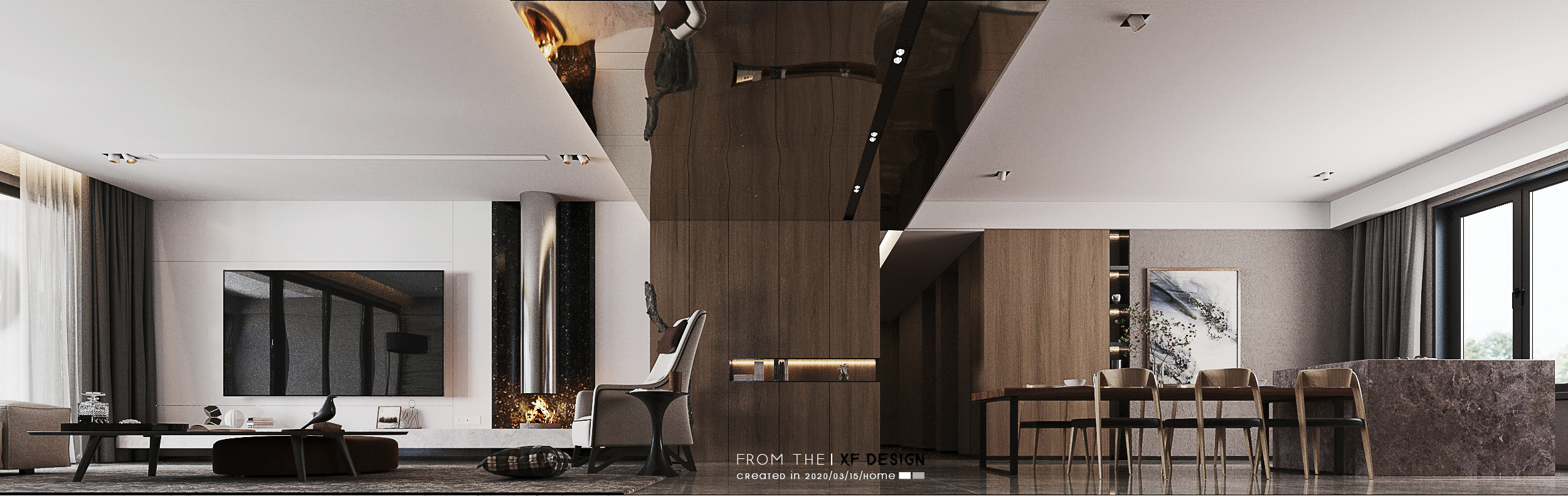 融合科技与自然的 3D 室内设计案例解析-2