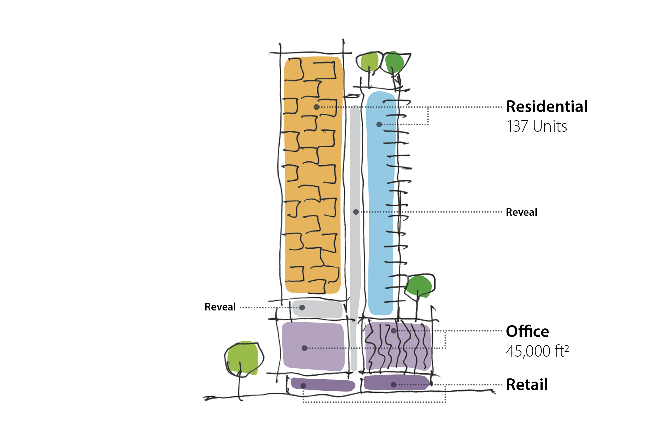 温哥华网格交汇处的折叠纸塔丨加拿大温哥华丨Henriquez Partners Architects-21