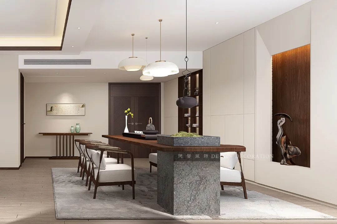 现代极简风格的藏珑府丨中国广州丨靳艳平-30