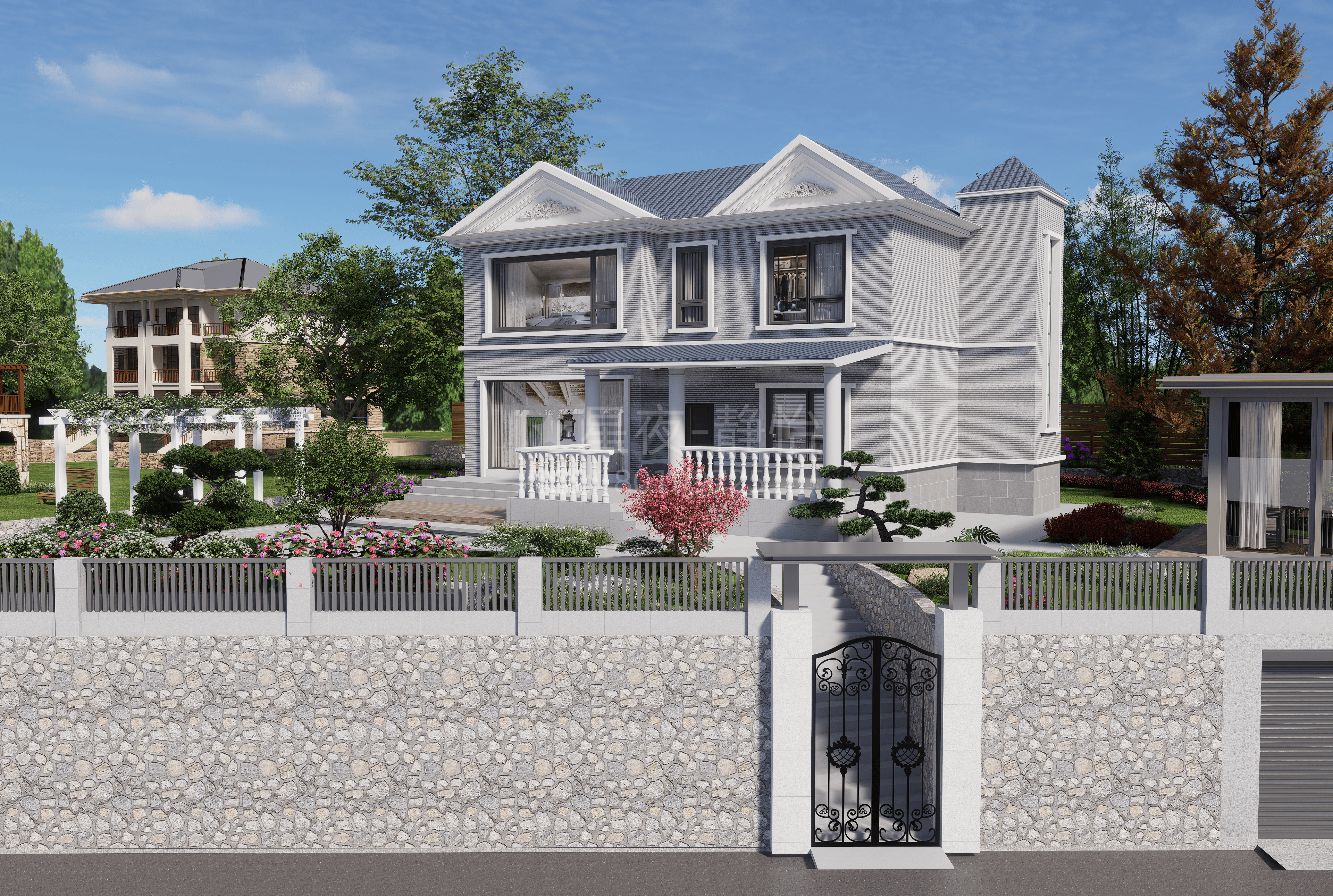 SU室内室外空间效果案例-0