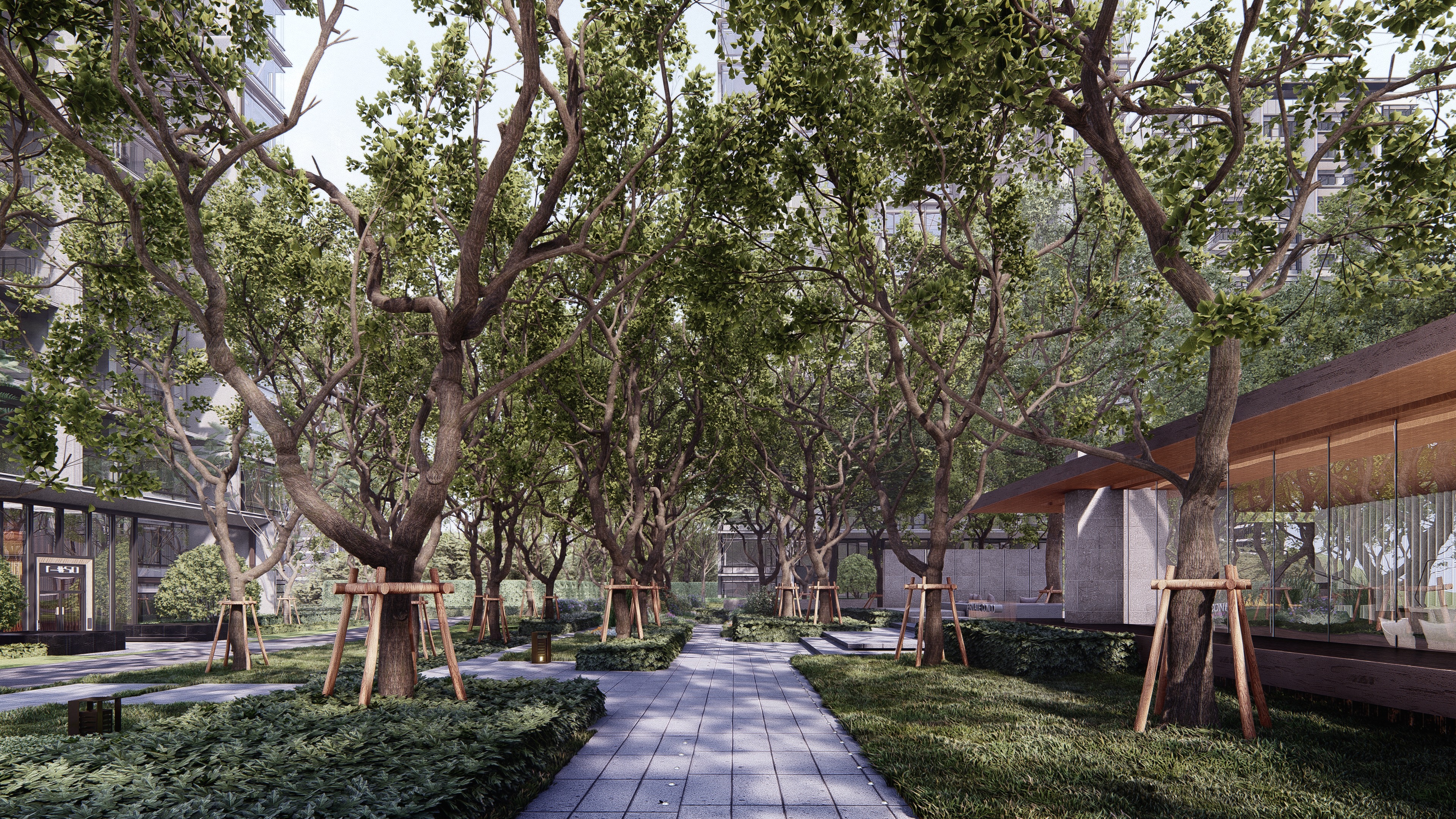 绿意盎然 | Lumion 打造沉静林间空间-14