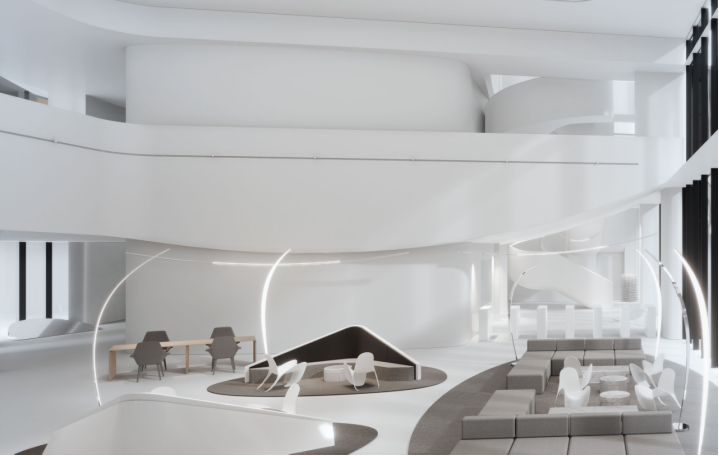 深白 · 国际单位办公楼室内设计丨象蝶设计-33