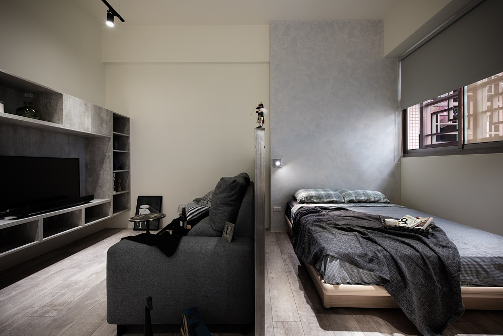 女性单身工业宅  寓子设计-3