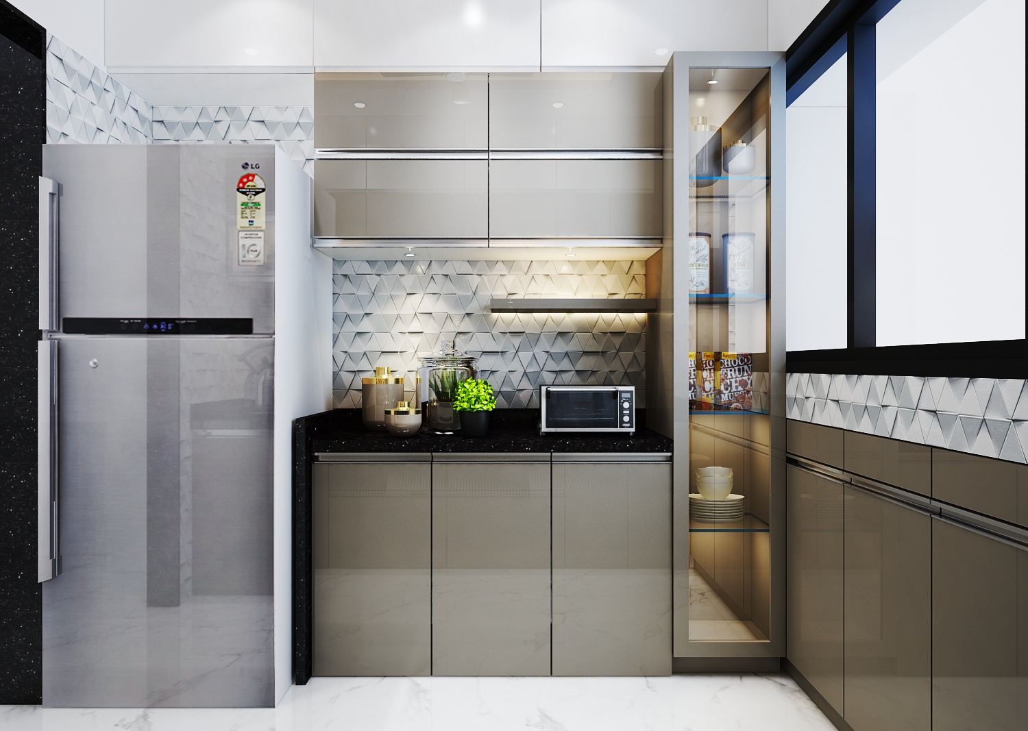 2BHK 公寓室内设计（巴德拉普尔）丨叙利亚德拉-10