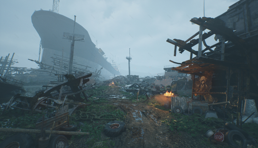 UNDEAD ABYSS (UE5 interactive concept art project)-12