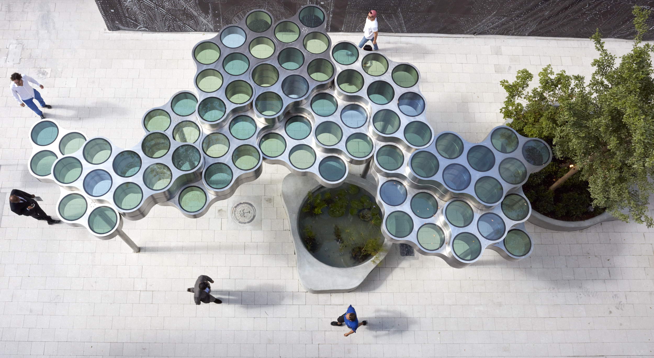 迈阿密“云”雕塑棚架——自然与都市的和谐交融-6