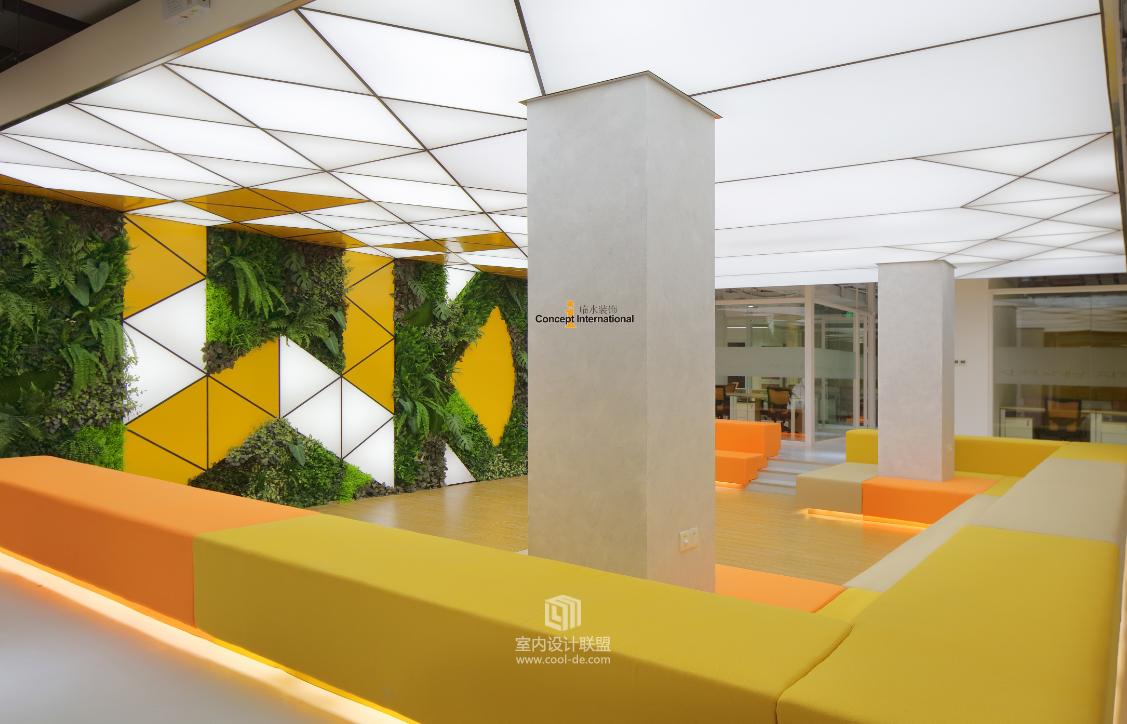 【临水装饰】凯鸿广场联合办公项目装修设计欣赏-10