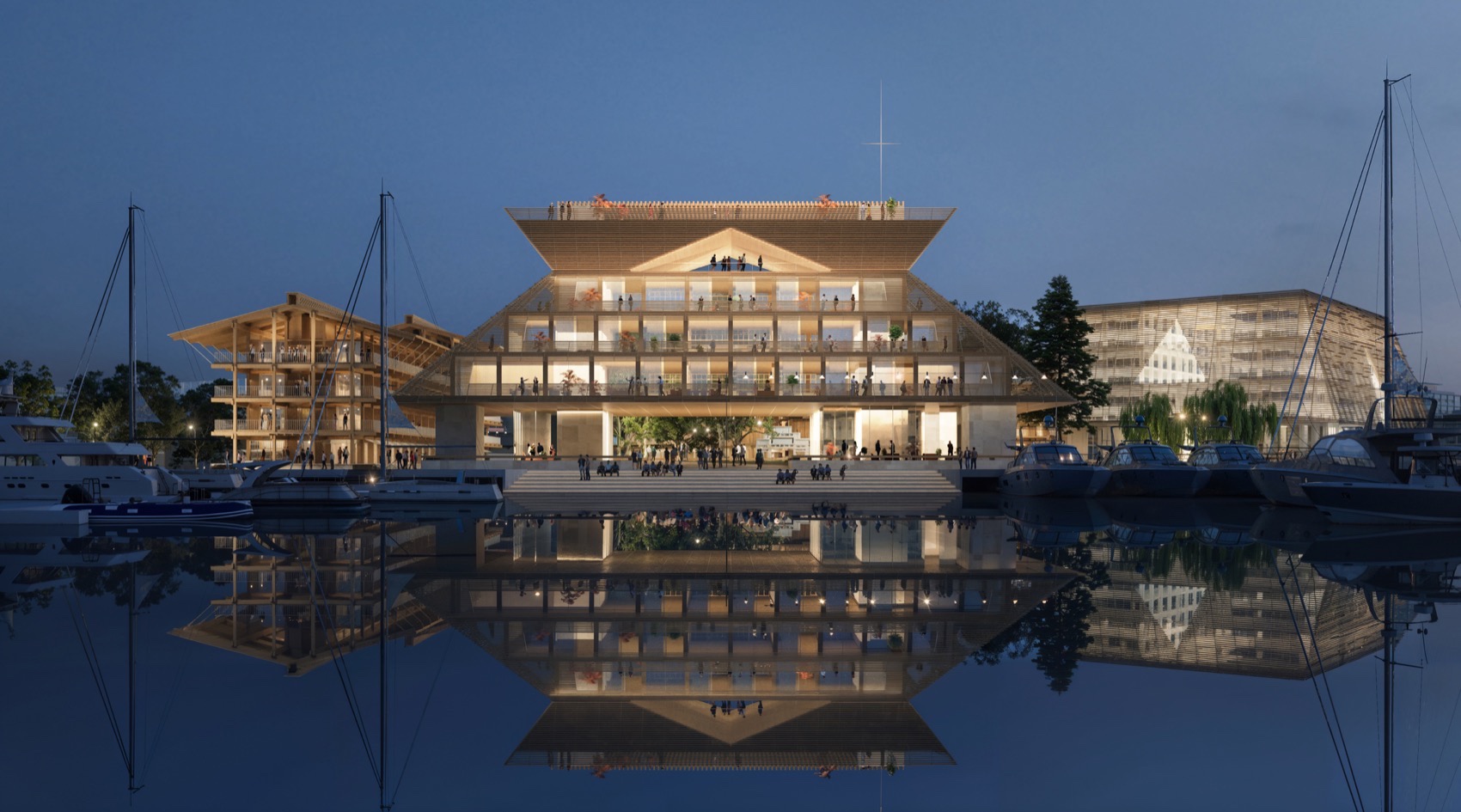 上海游艇俱乐部馆概念方案丨中国上海丨Haptic Architects-28