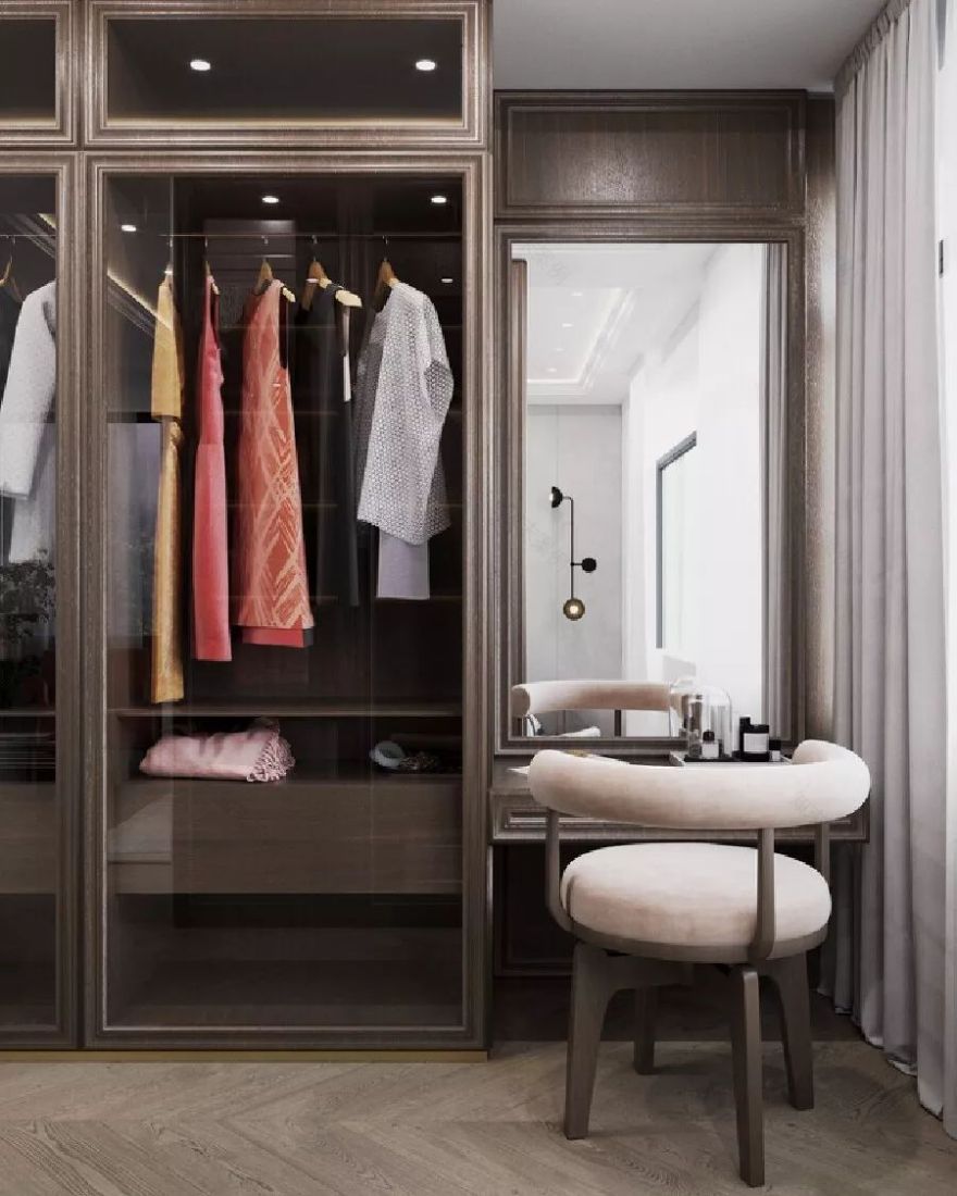 现代奢华住宅设计,精致多变、色泽温馨柔和-69