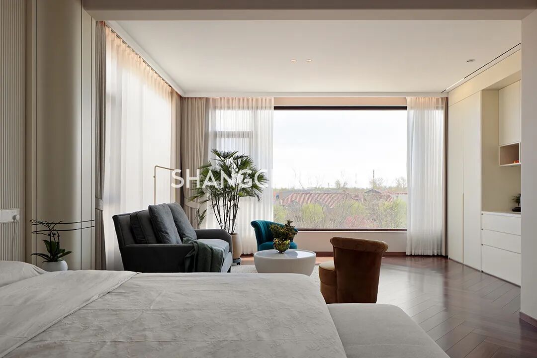 尚层V8实景|480㎡现代别墅，打破传统居住边界，聚焦空间，关联自然-59