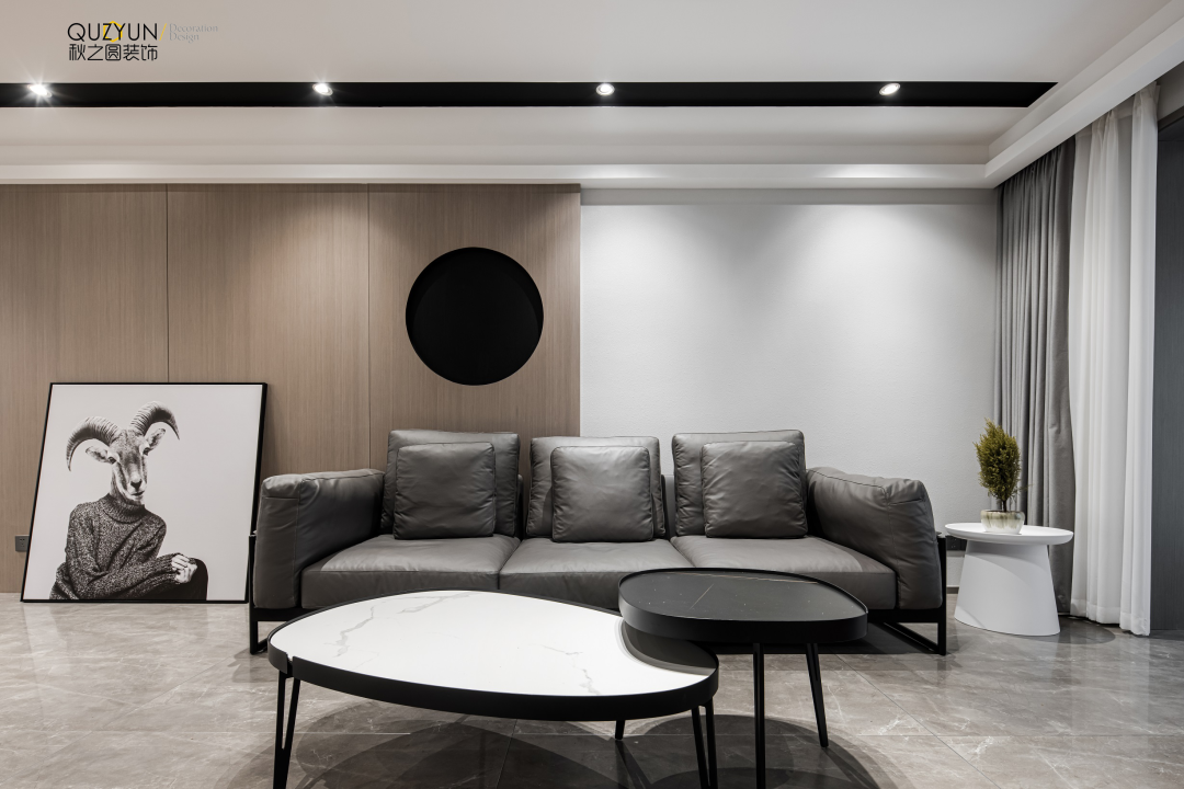 现代简约龙湖尚品140平空间设计丨中国常州丨意象QUZYUN|DSEIGN-23