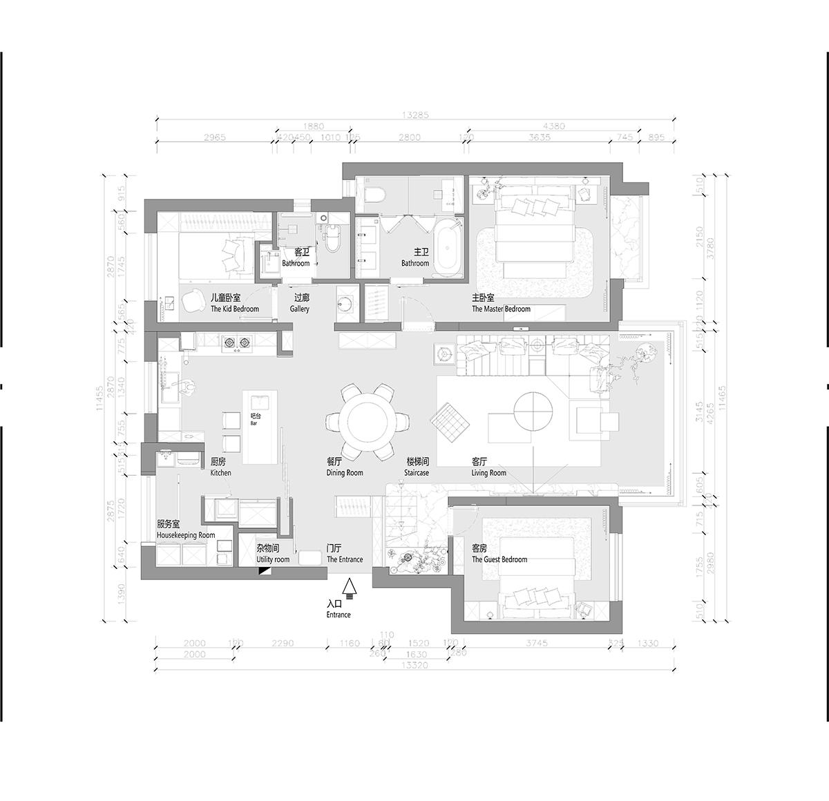 沈阳华润昭华里 180m² 住宅丨中国沈阳丨汇泽兴空间设计事务所-40