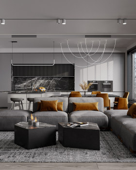 现代公寓概念设计丨Anastasia Korableva