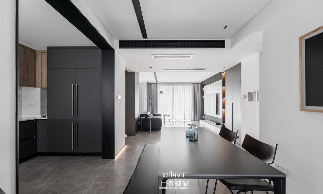 上海平层住宅设计,智能家居与空间利用的完美结合-25