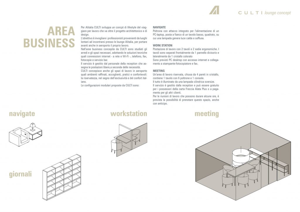 Culti – 意大利航空休息室布局设计丨STUDIO ELIA NEDKOV-11