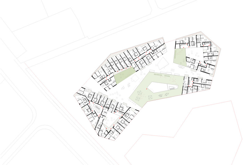 Campagne Areal 街区开发项目丨奥地利丨Bogenfeld Architektur-17