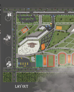 Design, Landscape and working ,Secondary School Project