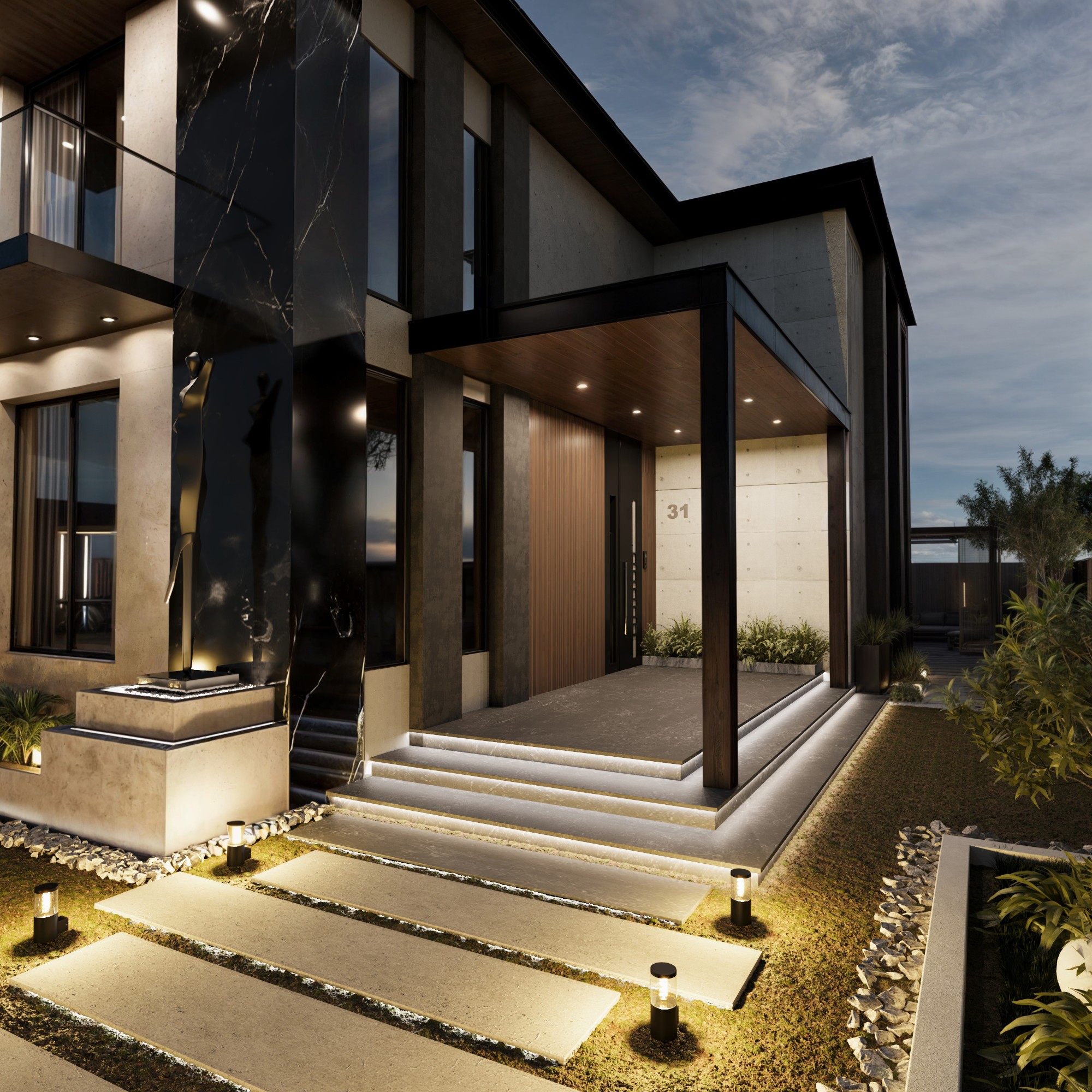 VILLA EXTERIOR DESIGN（别墅外部设计）丨TASNIM ASHRAF-7