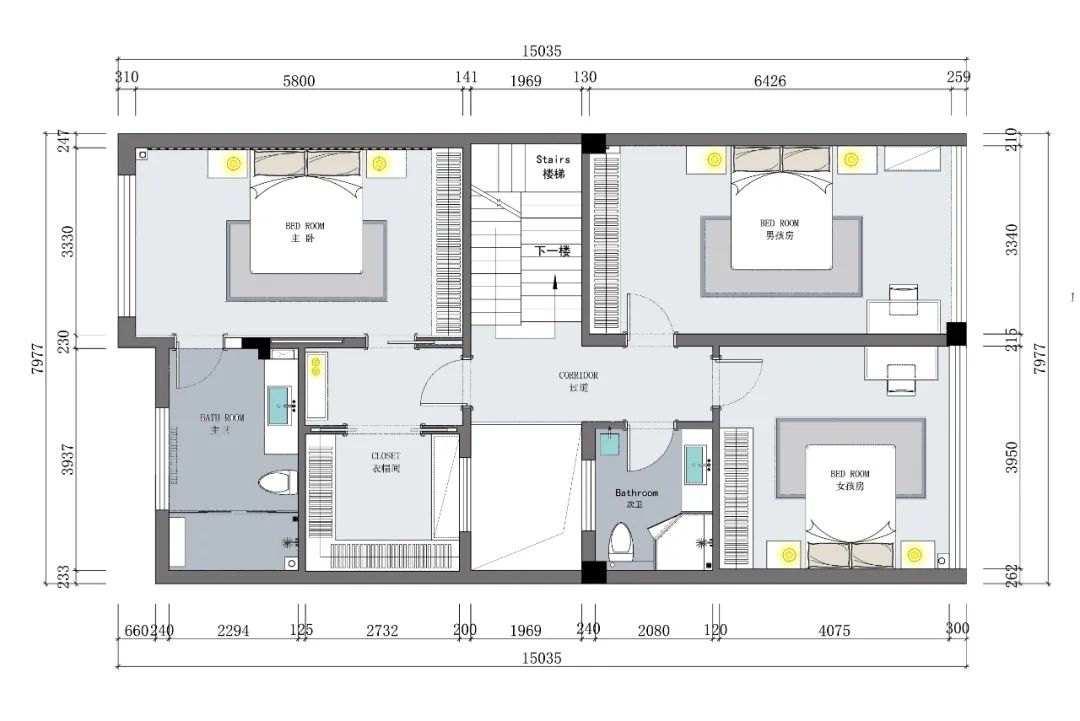 武汉品承设计 || 水墨清华别墅 || 现代简约 || 514m²-39