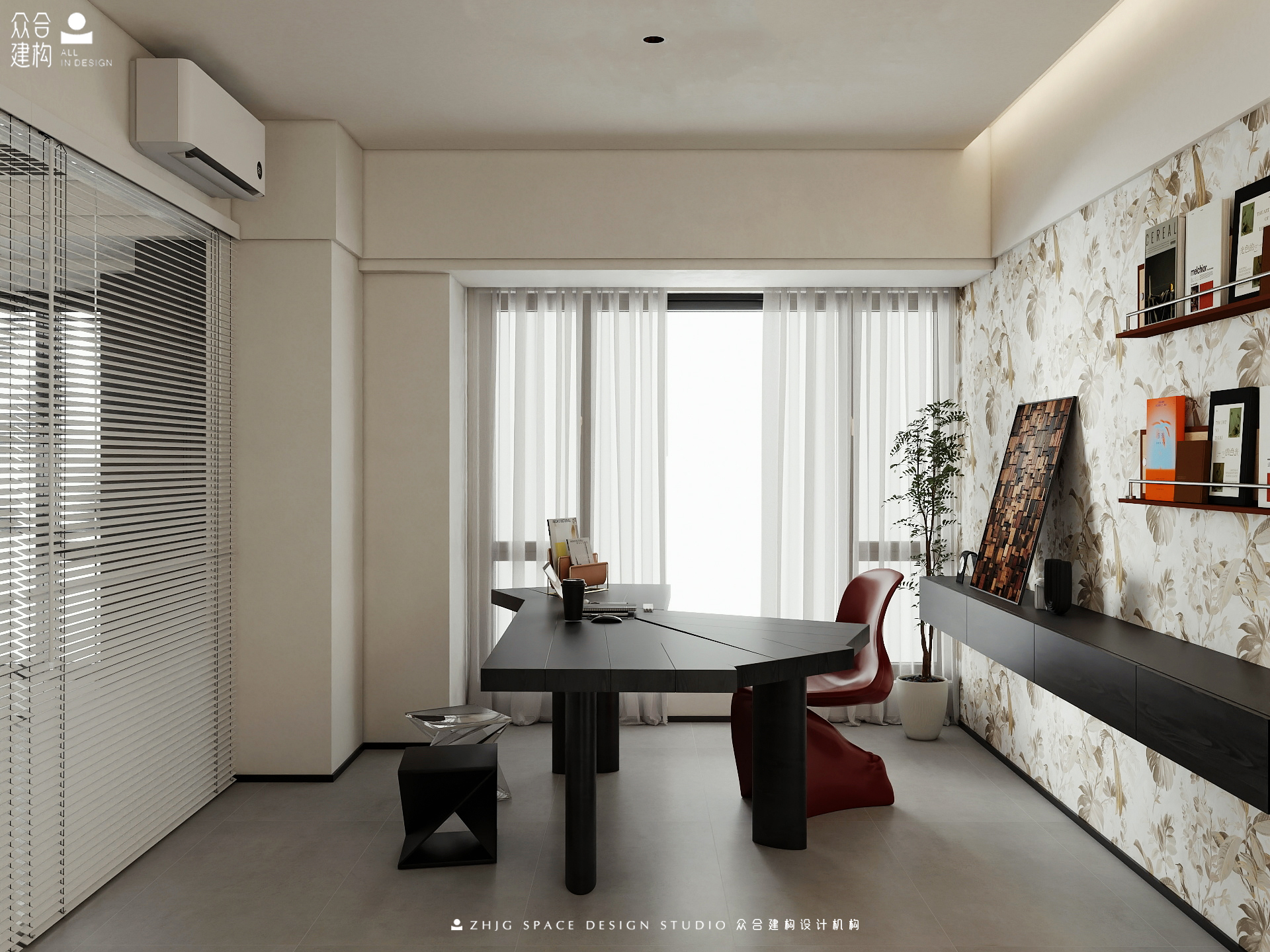 众合建构｜湘江峰汇办公室-4