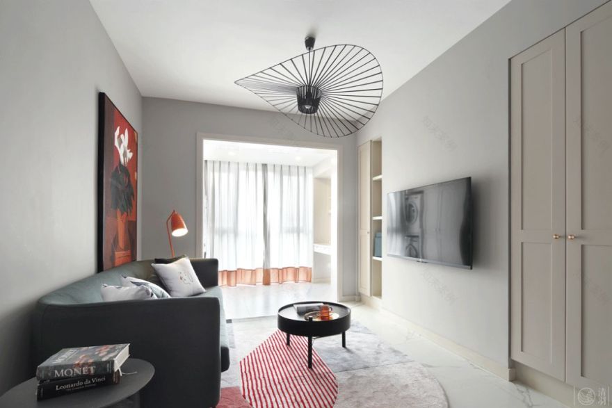 小户型大收纳,音乐游戏爱好者的时尚空间-25